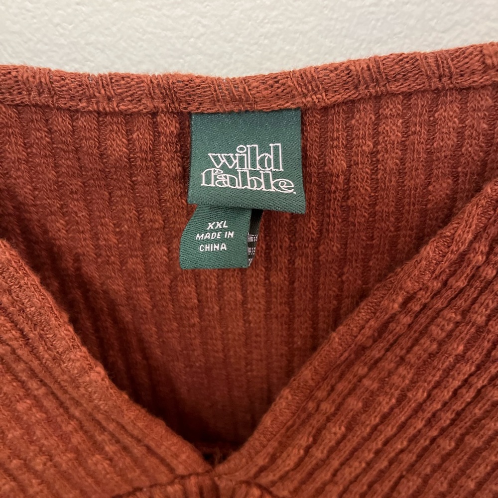 Rust Fall Crop Top🍂🍁 - Picture 2 of 3